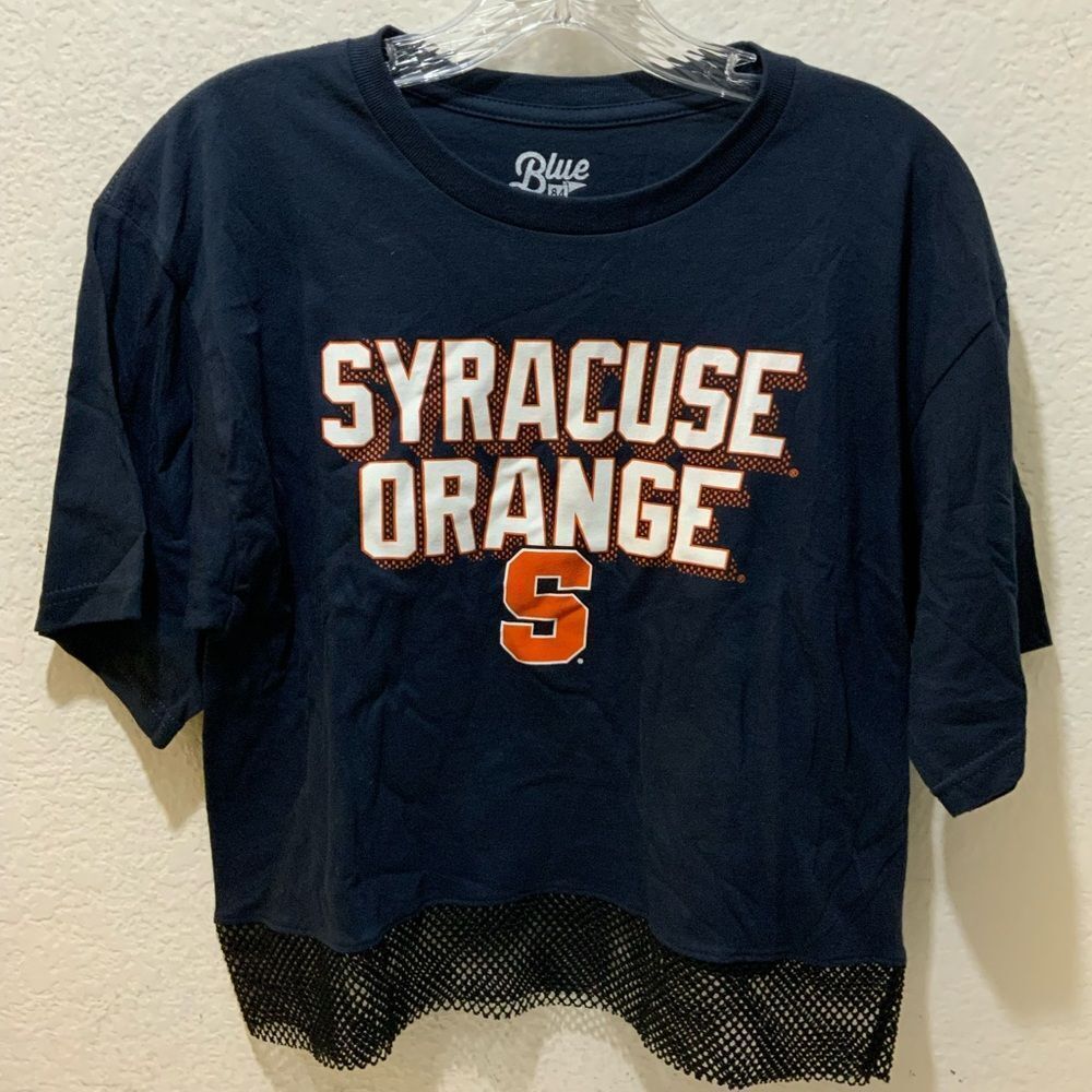 NWOT Syracuse orange Navy Blue Athletic T-Shirt College